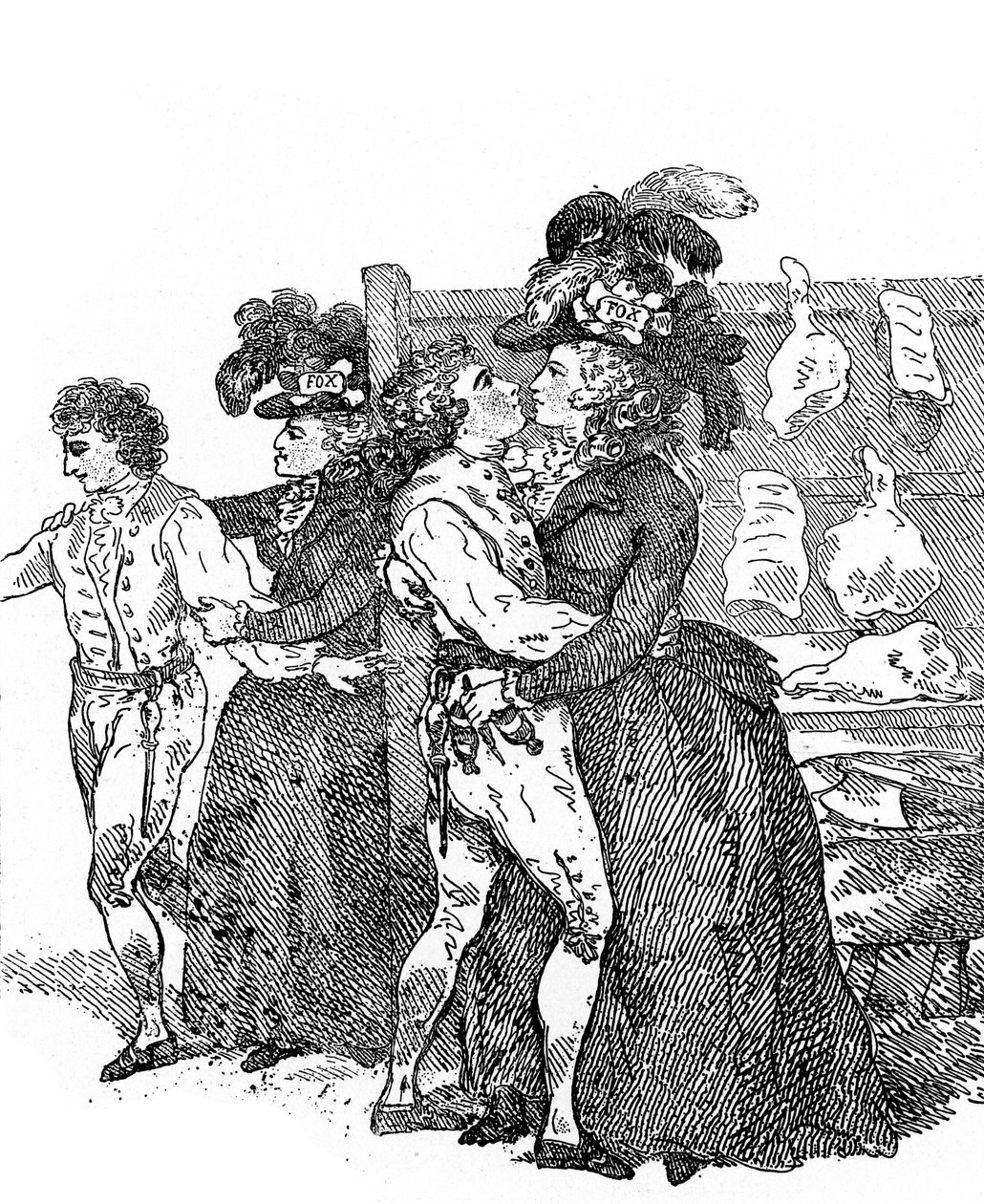 De Westminster Verkiezing, jaren 1780, ca. 1920 door Unbekannt
