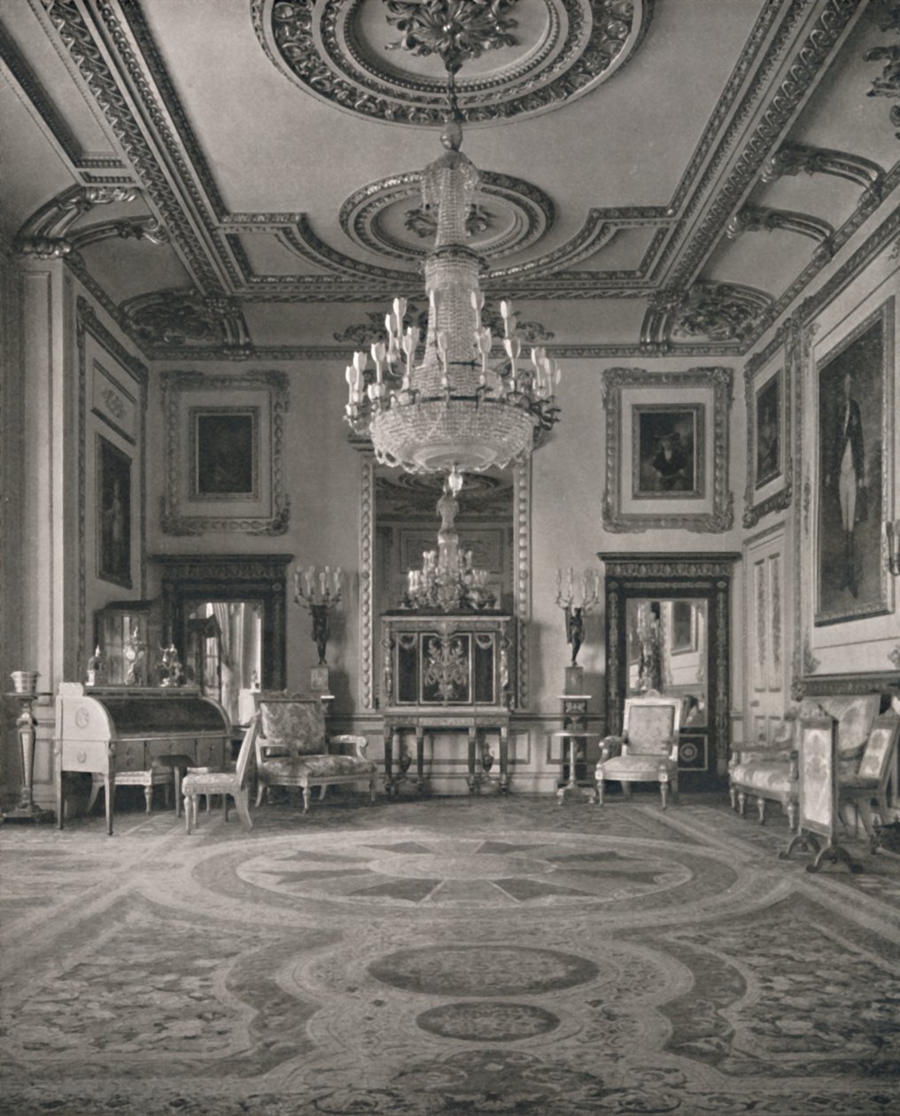 De Witte Tekenzaal, Windsor Castle, 1927 door Unbekannt