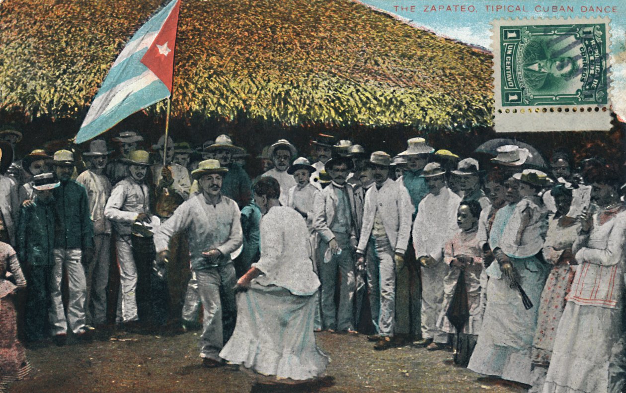 De Zapateo Typische Cubaanse Dans, c1910 door Unbekannt