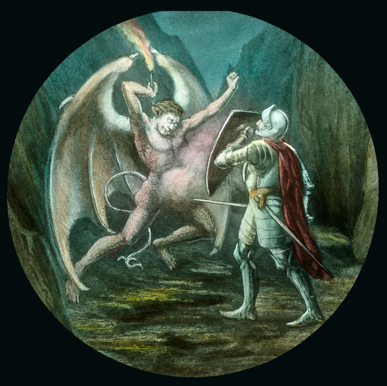 De aanval, ca. 1910 door Unbekannt
