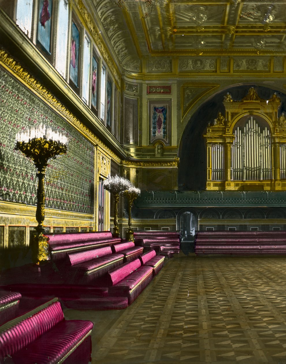 De balzaal, Buckingham Palace, Londen, eind 19e of begin 20e eeuw door Unbekannt