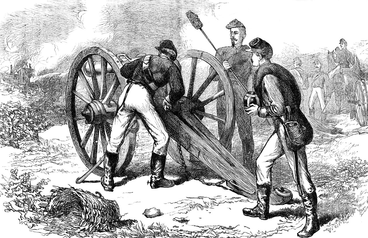 De slag bij Chancellorsville, Virginia, Amerikaanse Burgeroorlog, 1863 ca. 1880 door Unbekannt