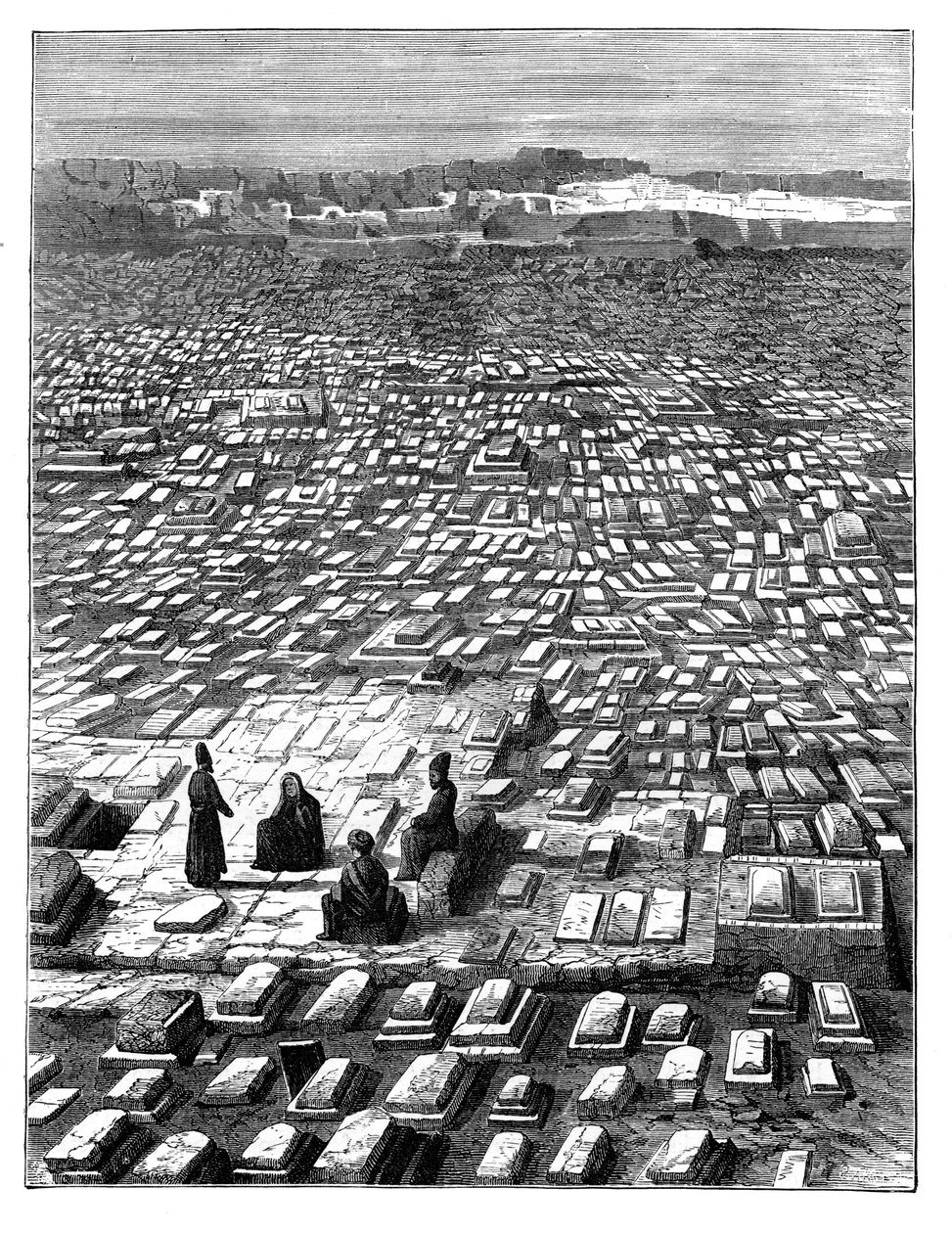 De Begraafplaats in Mekka, c1890 door Unbekannt