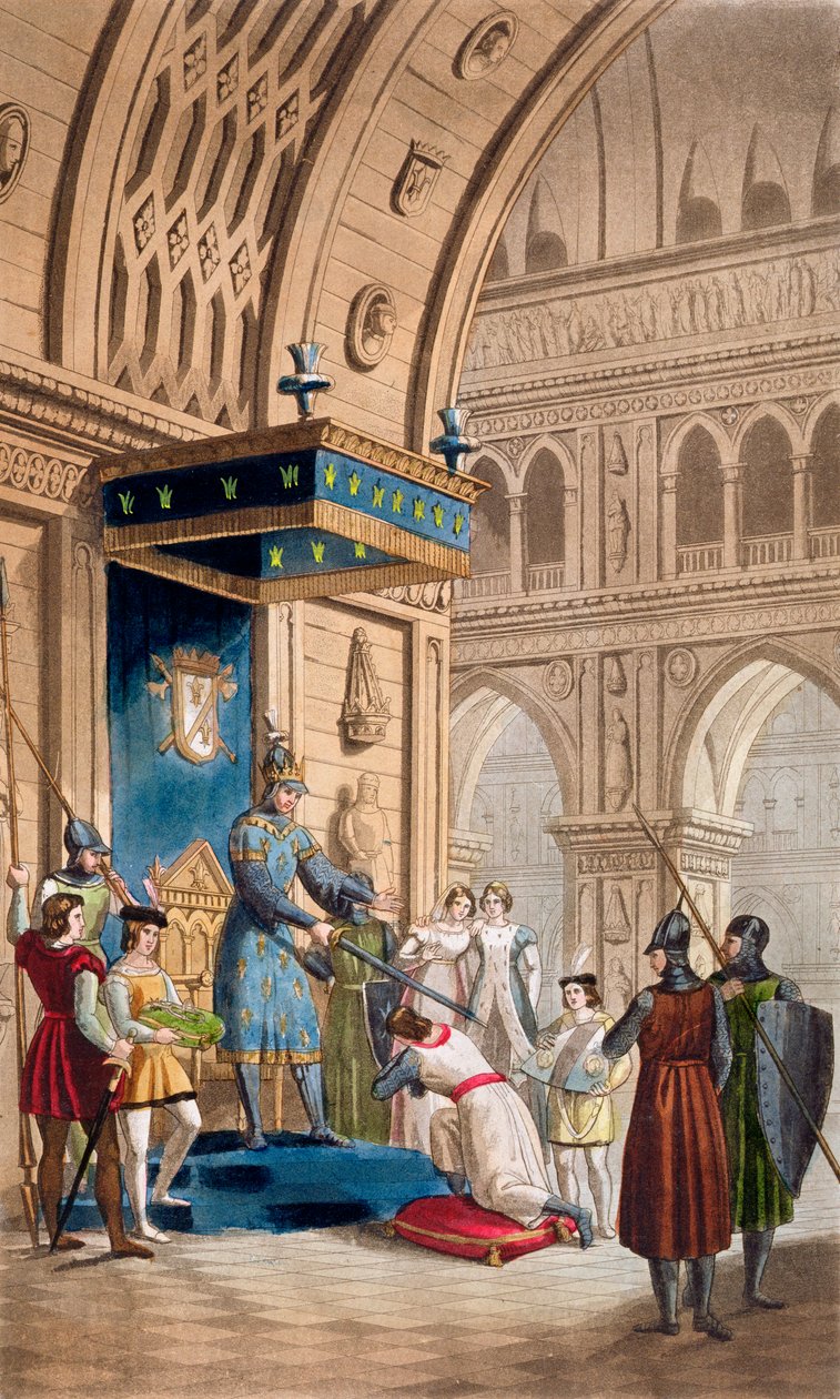 De creatie van een Tempeliersridder, ca. 1820-1830 door Unbekannt