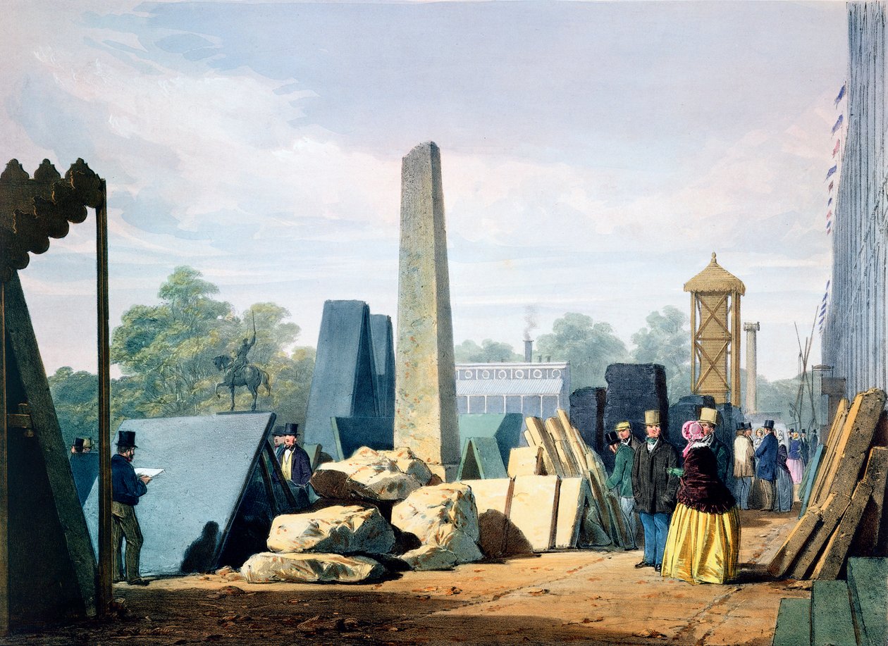 Het exterieur, Grote Tentoonstelling, Hyde Park, Londen door Unbekannt
