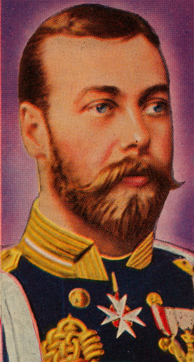 De toekomstige koning George V op zijn bruiloft, 1893 1935 door Unbekannt