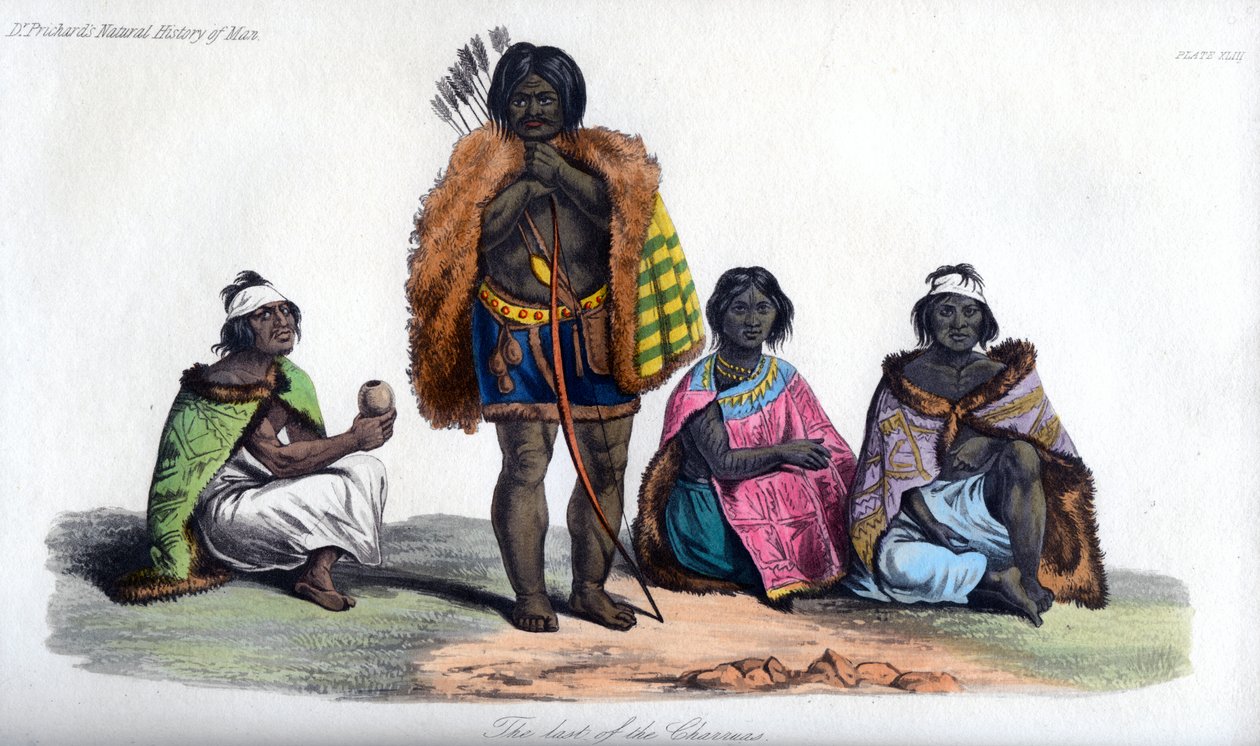 De laatste van de Charruas, 1848 door Unbekannt
