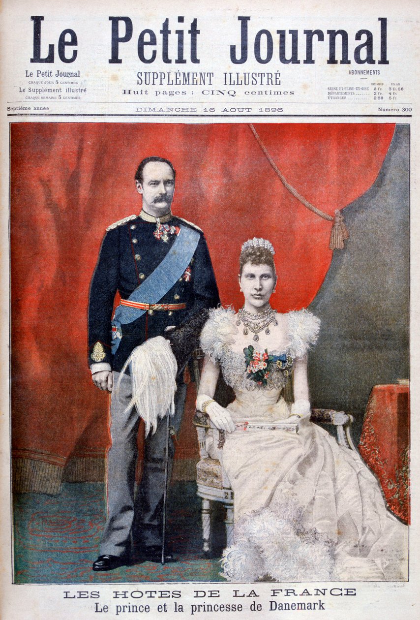 De prins en prinses van Denemarken, 1896 door Unbekannt