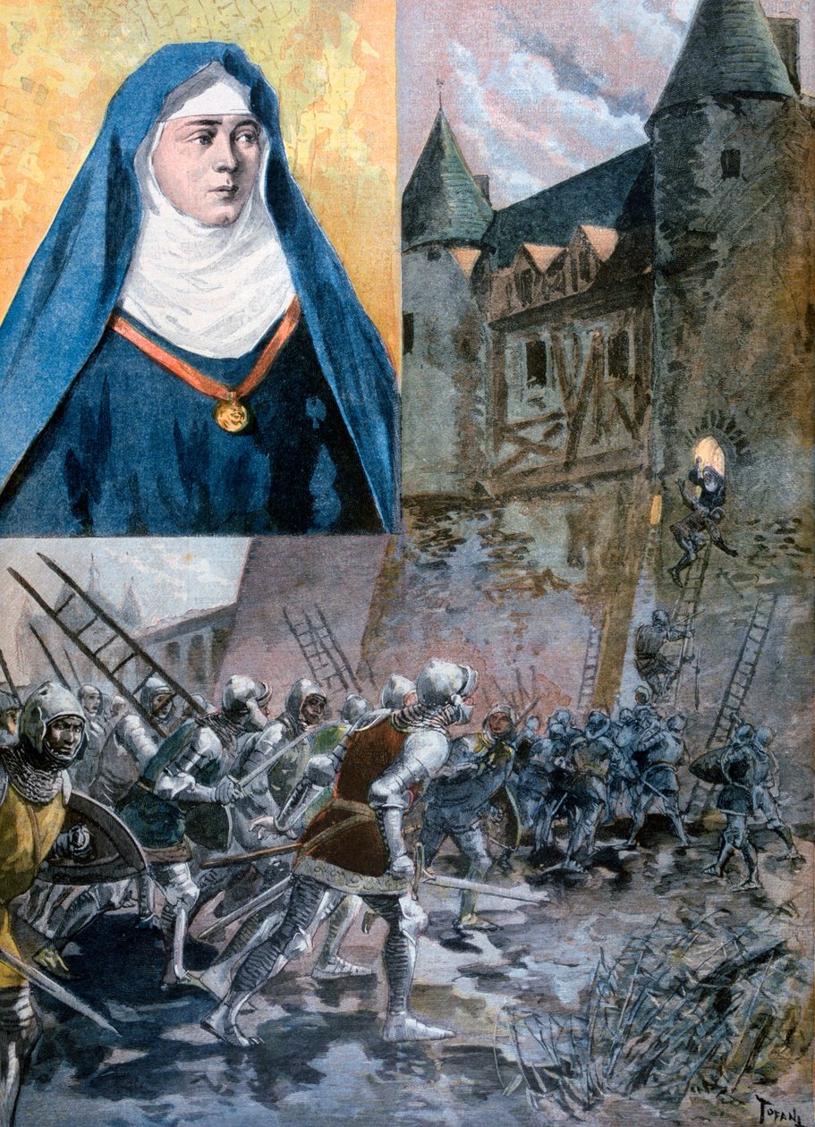 De zus van Bertrand du Guesclin, 1894 door Unbekannt