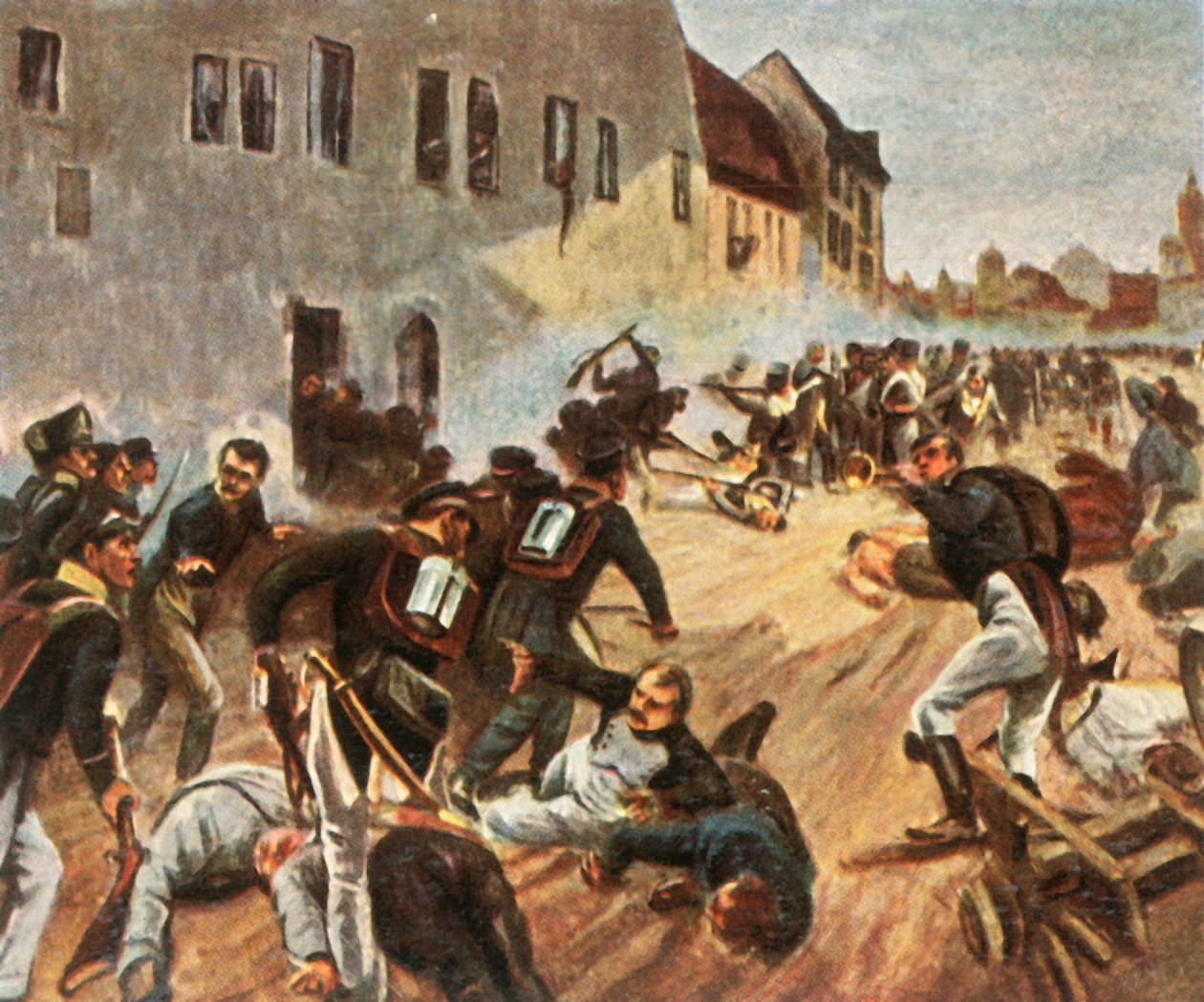 De bestorming van de Grimma-poort, 19 oktober 1813, 1936 door Unbekannt