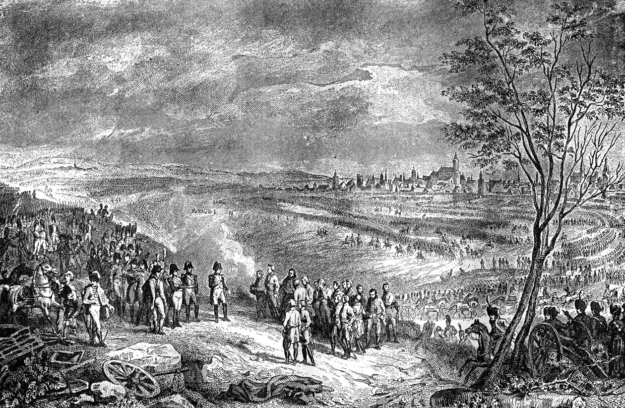 De overgave van Ulm, Duitsland, 20 oktober 1805 door Unbekannt