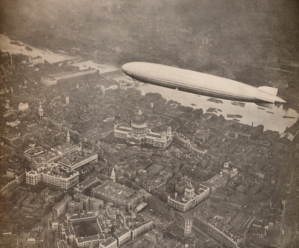 De tour van de Graf Zeppelin over Groot-Brittannië, augustus 1931, 1931-1935 door Unbekannt