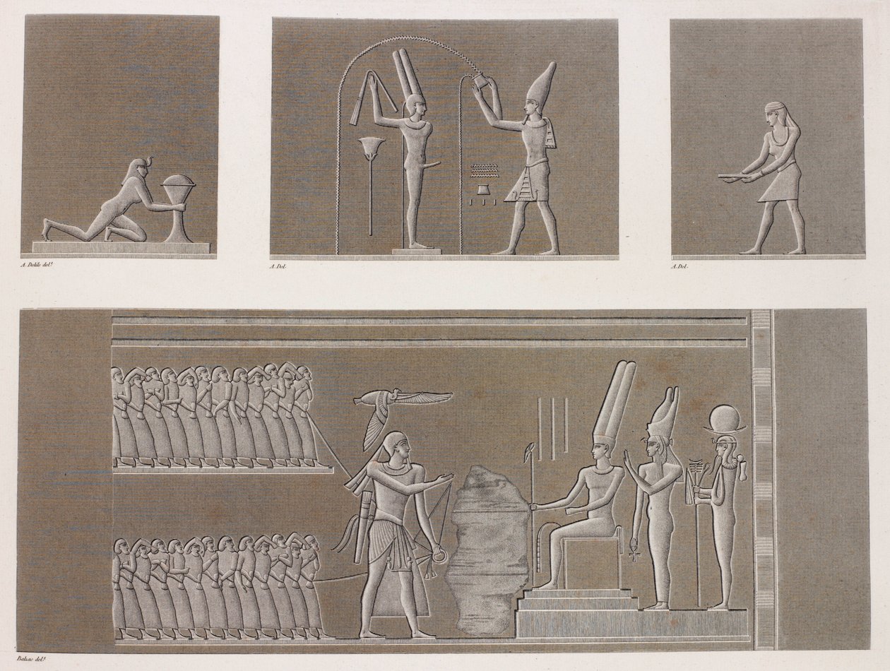 Thebe: Karnak, close-up door Unbekannt