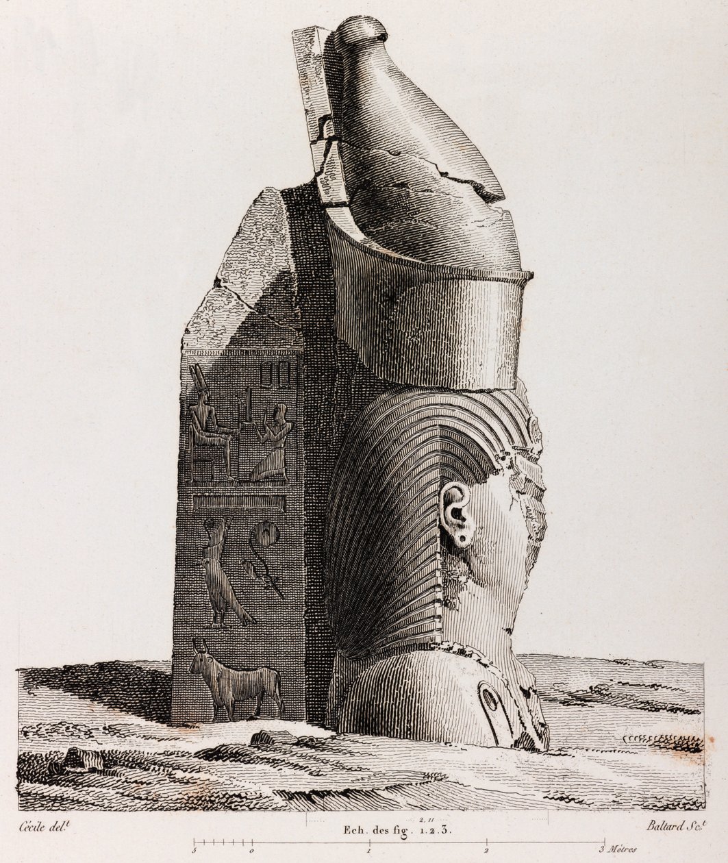 Thebe, Luxor (detail) door Unbekannt