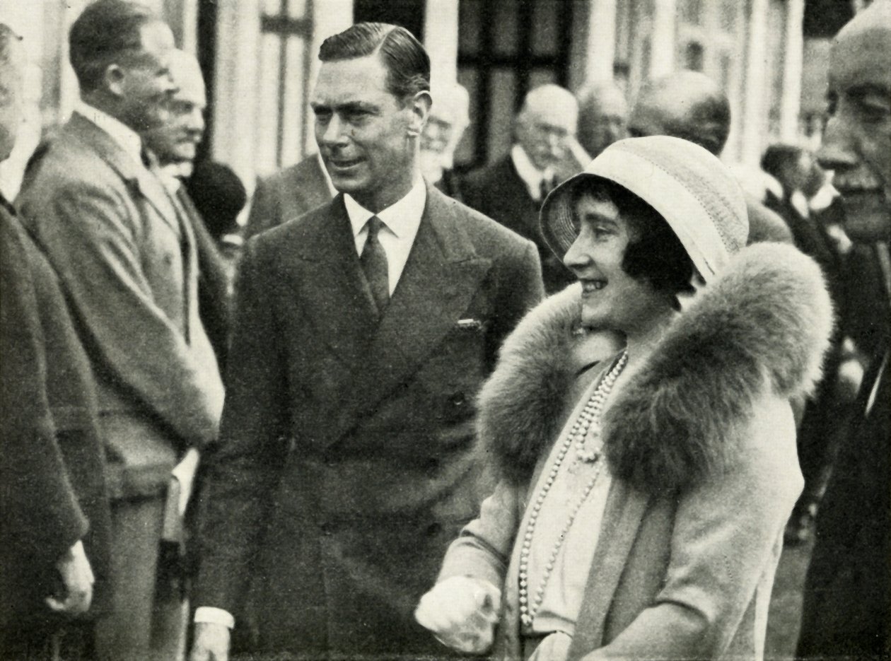 Hun Majesteiten op de Koninklijke Landbouwshow, Southampton, 1932, 1937 door Unbekannt
