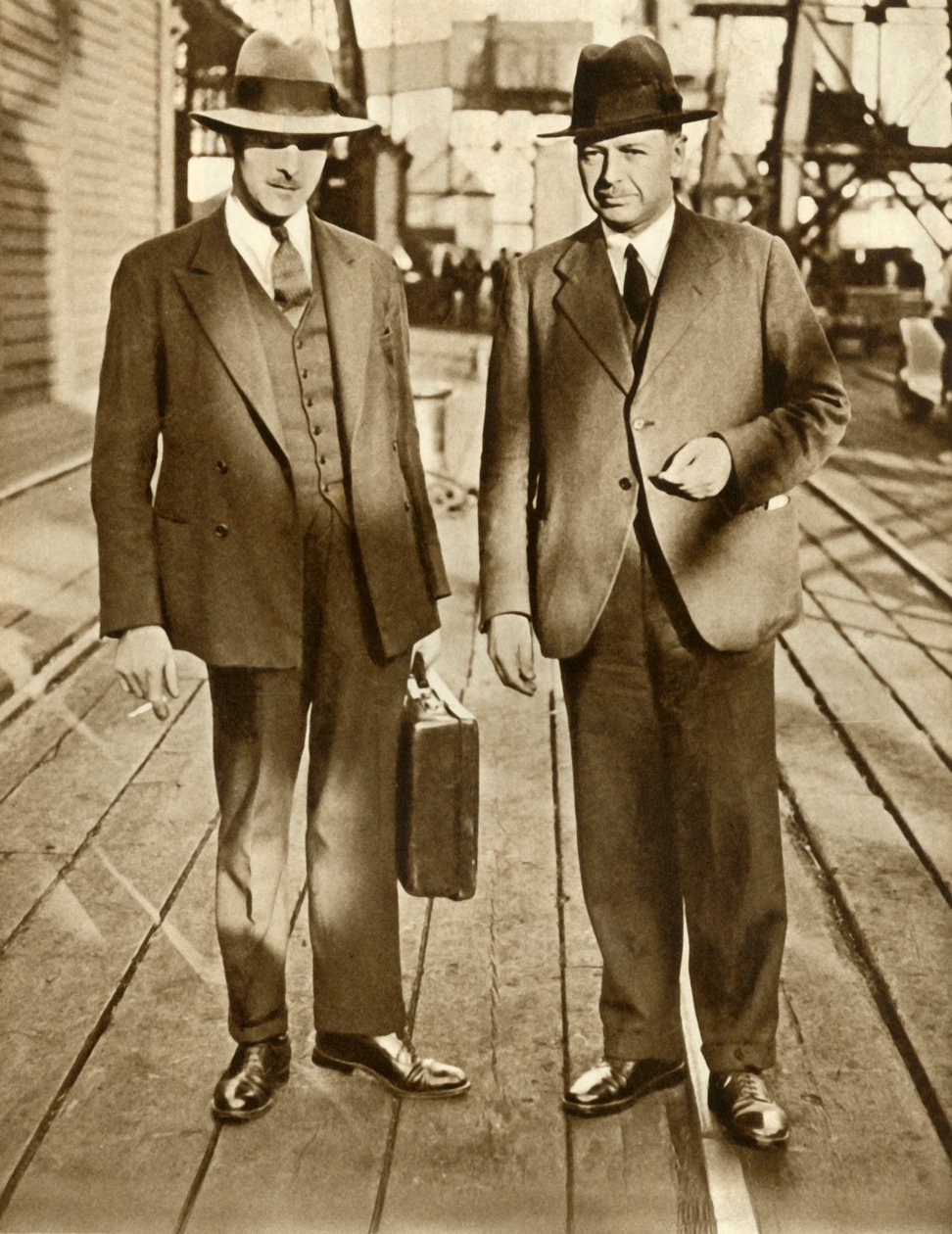 Thornton en MacDonald vrijgelaten na de Metro-Vickers Affaire, 1933, 1935 door Unbekannt