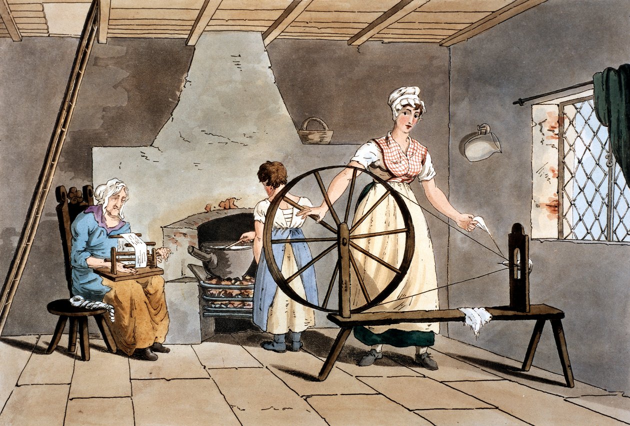 Drie generaties vrouwen, 1814 door Unbekannt