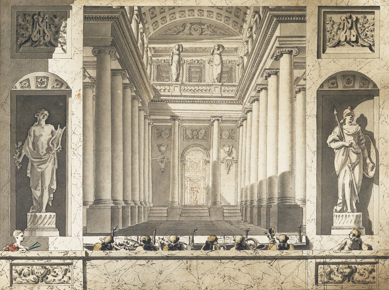 Théâtre des Tuileries, 1788 door Unbekannt