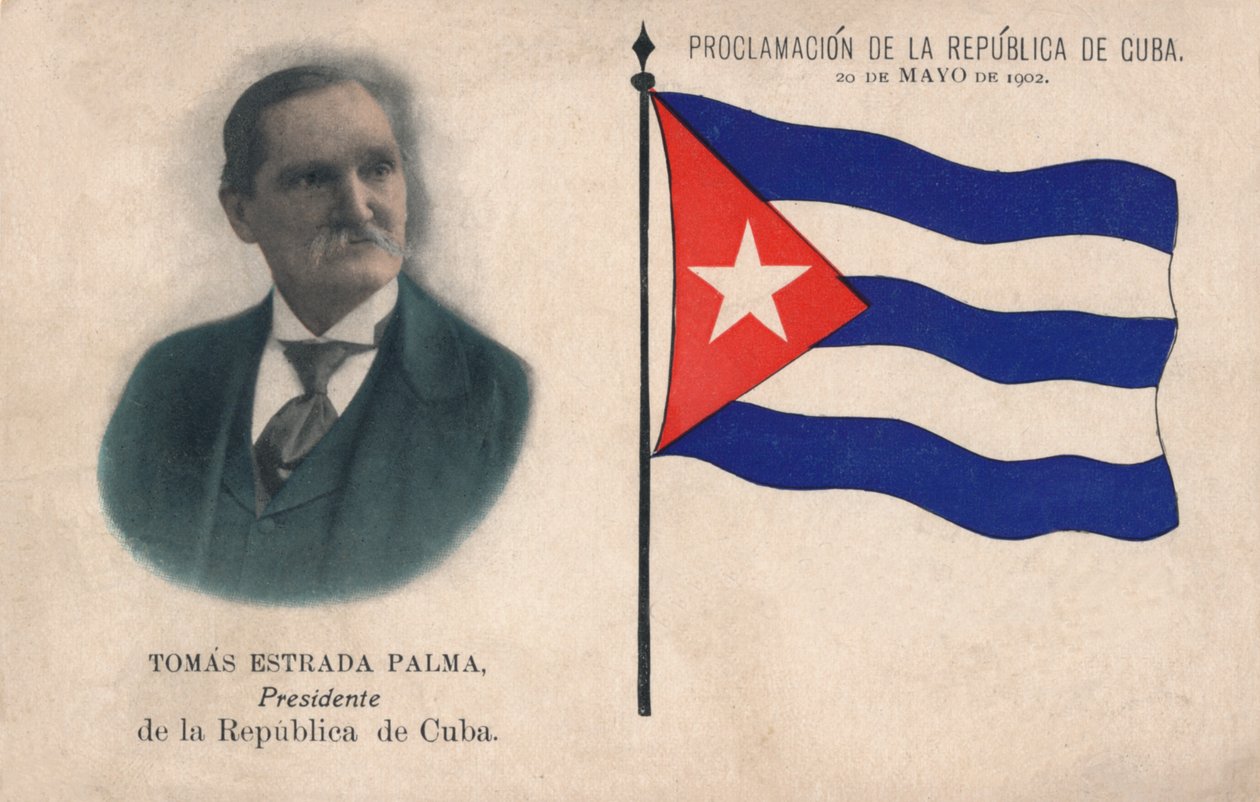 Tomas Estrada Palma, president van de Republiek Cuba, 1902 door Unbekannt