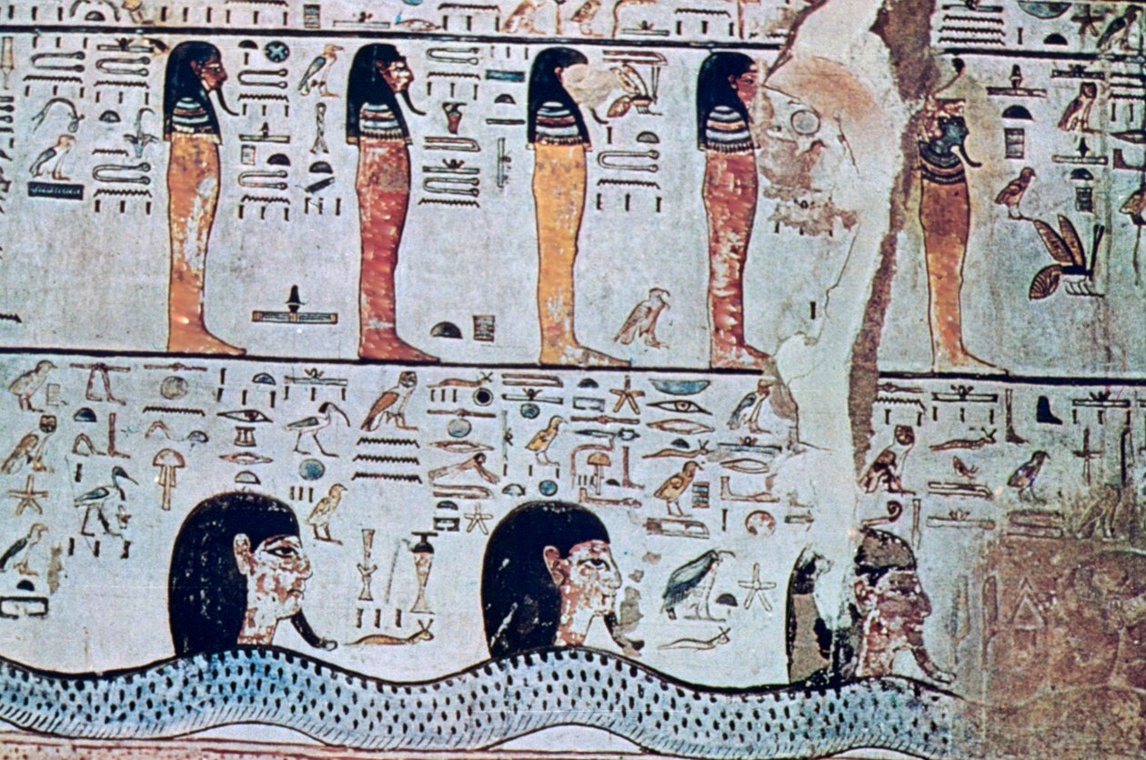 Graf van Sethi I, Vallei der Koningen, Egypte, 13e eeuw v.Chr. door Unbekannt