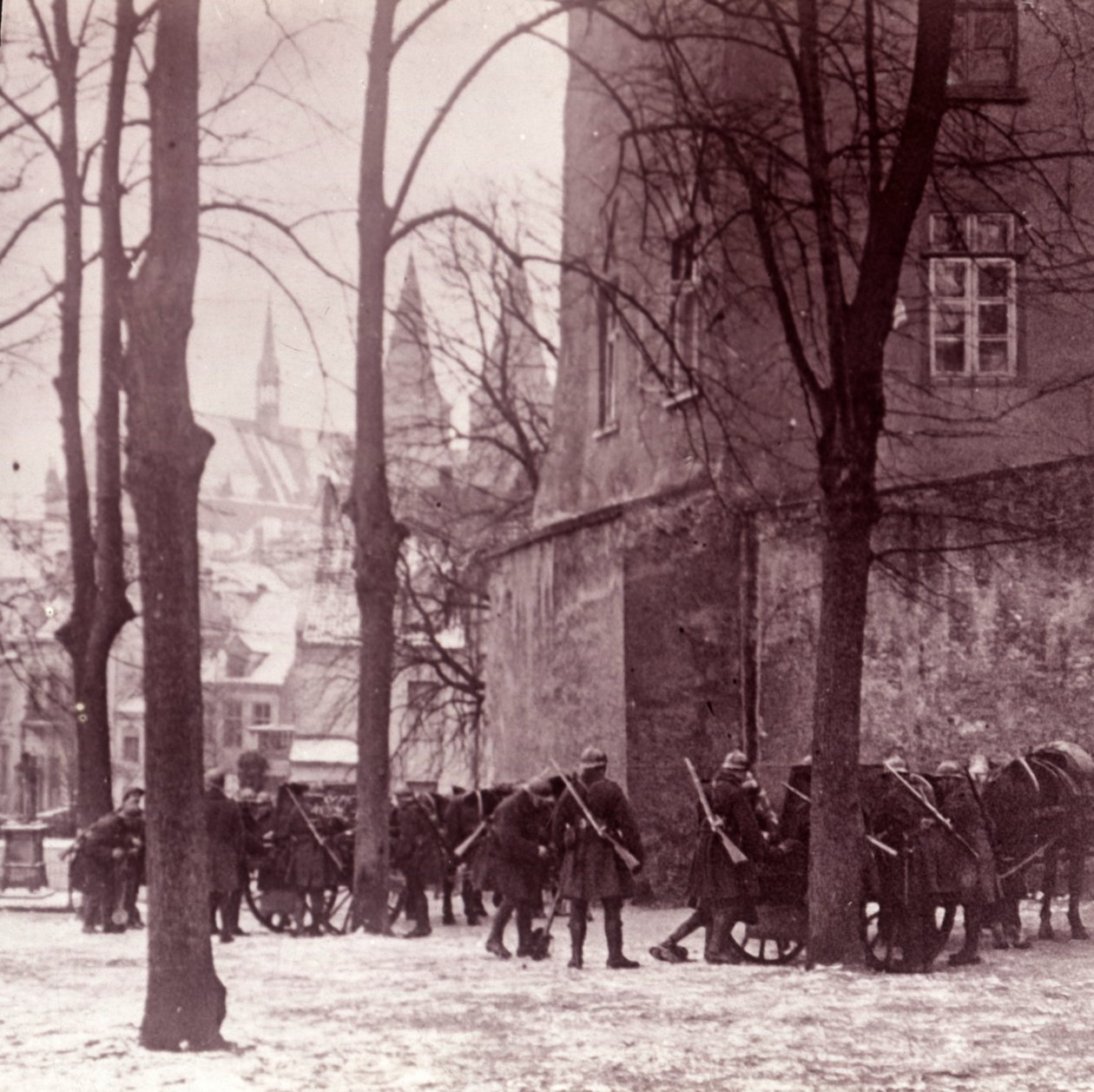Troepen, Aken, Duitsland, ca. 1914-ca. 1918 door Unbekannt