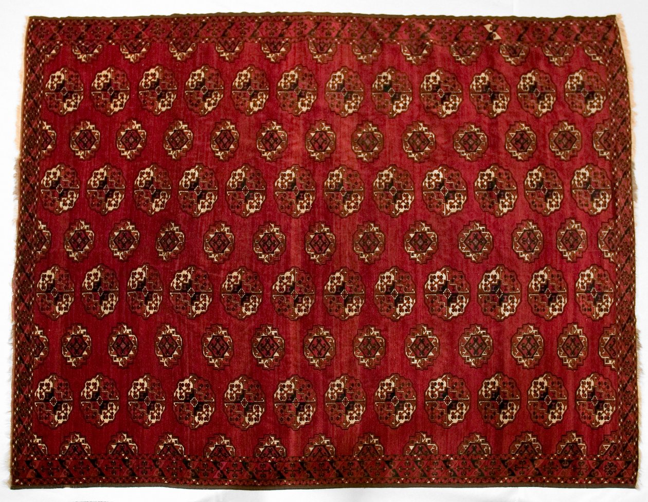 Turkmeens Hoofdtapijt, 1870s door Unbekannt