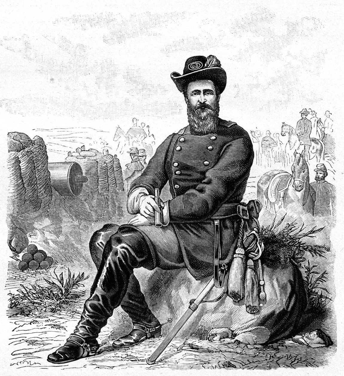Ulysses S. Grant, 19e-eeuwse Amerikaanse soldaat en staatsman, 1900 door Unbekannt