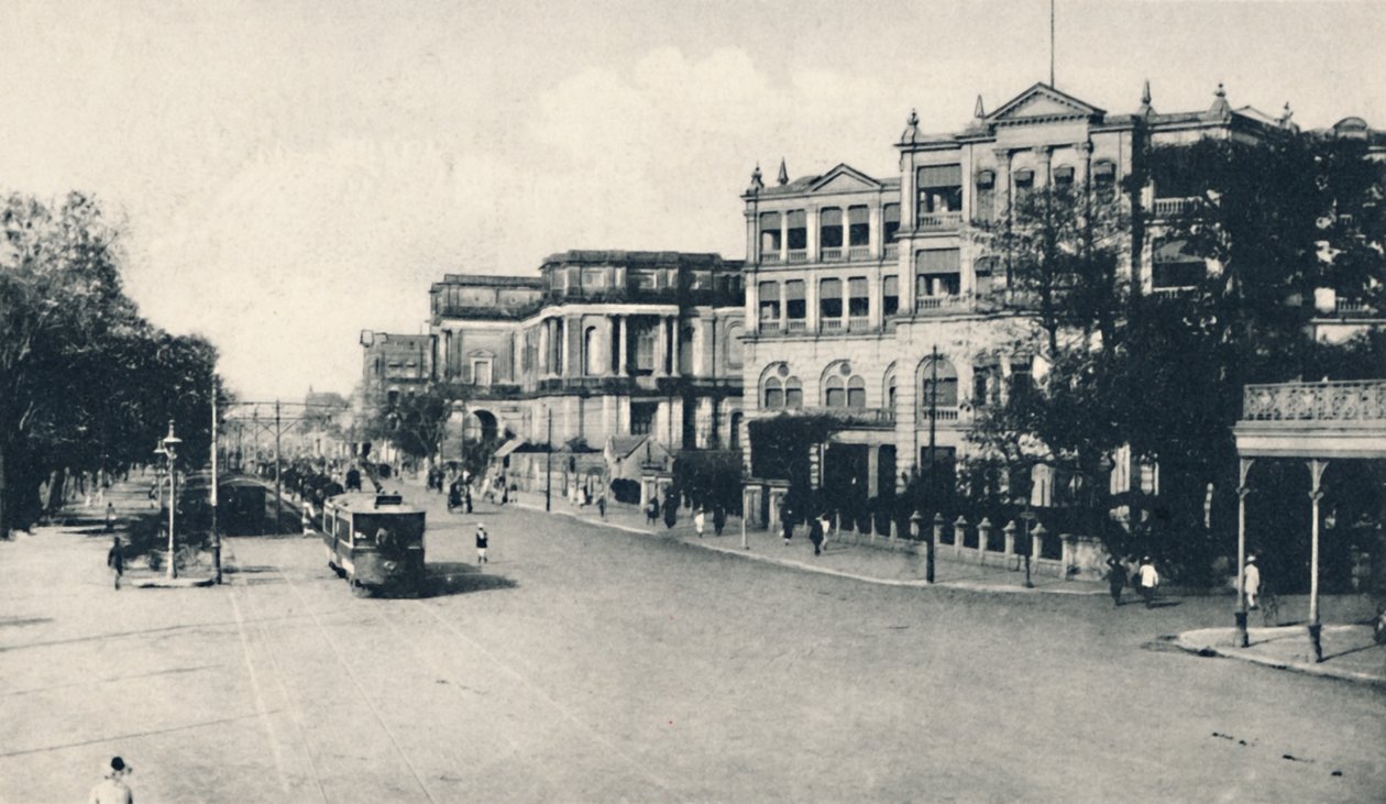 United Services Club, Chowringhee Road, Calcutta, begin 20e eeuw door Unbekannt