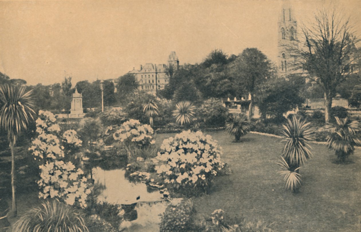 Bovenste plezier tuinen in rododendron tijd, 1929 door Unbekannt