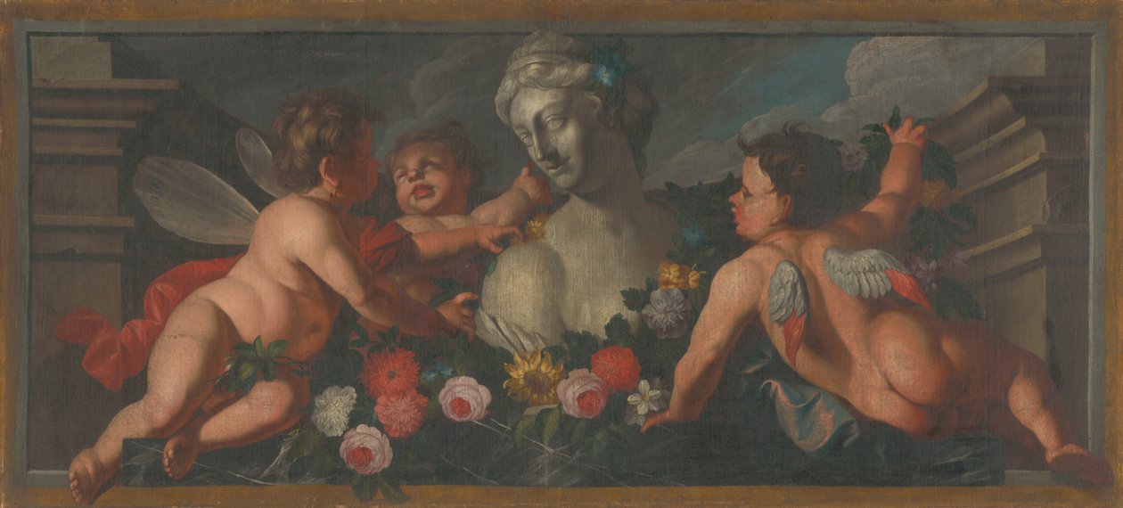Venus omringd door Amors door Unbekannt