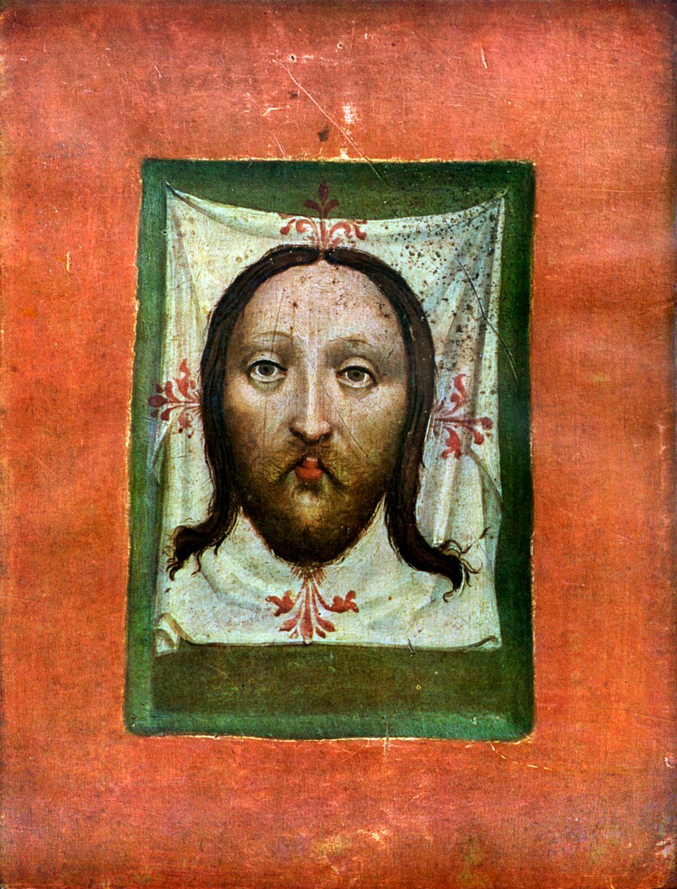 Vera Icon, achterpaneel van de Weense Madonna door Unbekannt