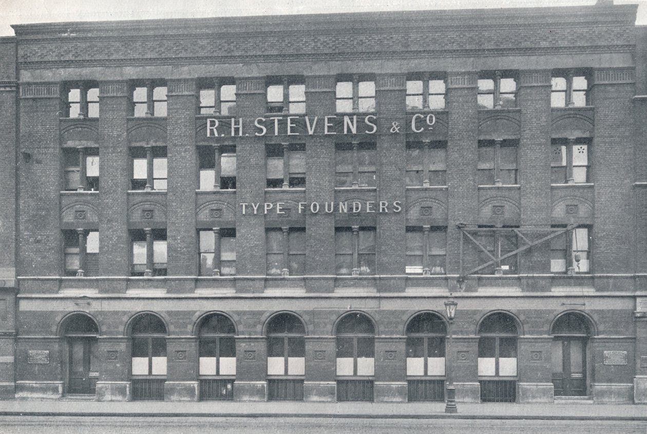 Uitzicht op Gieterij, Southwark Street, 1909 door Unbekannt