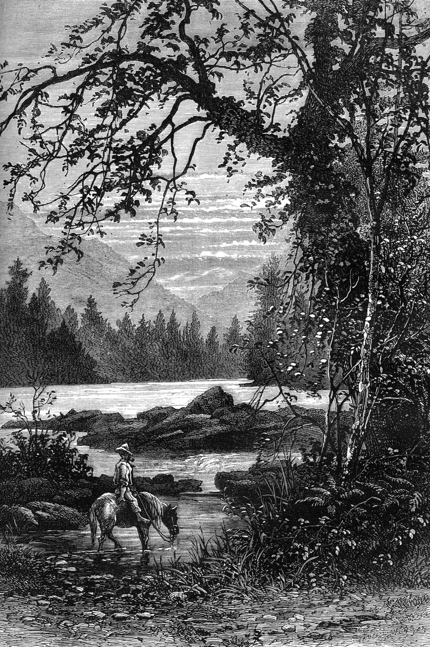 Uitzicht op North Carolina, late 18e eeuw, ca. 1880 door Unbekannt