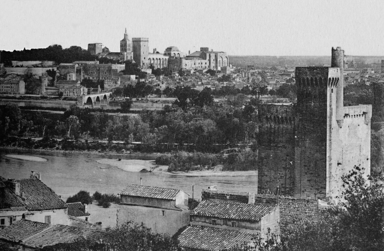 Villeneuve-Les-Avignon - De Toren van Philippe-Le-Bel, De Rhônevallei, Het Paleis door Unbekannt