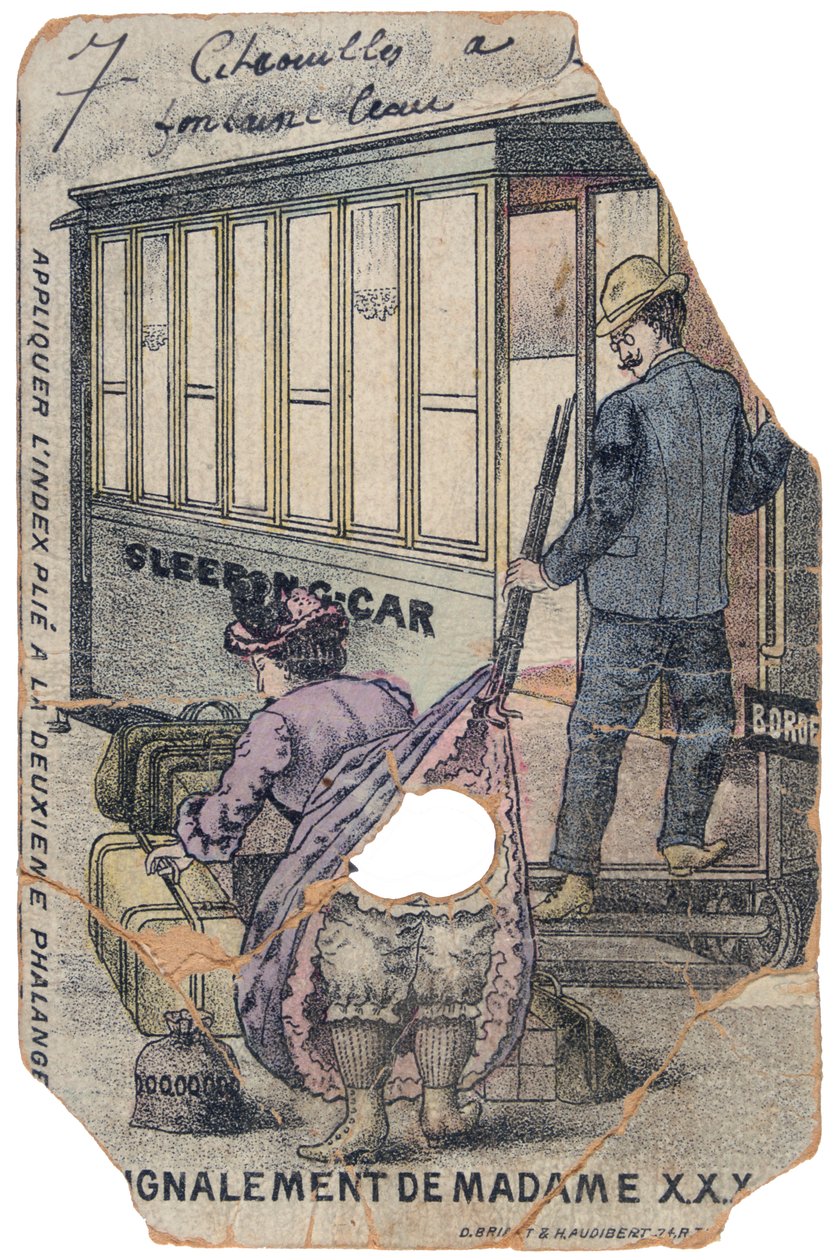 Vintage Franse ansichtkaart, ca. 1900 door Unbekannt