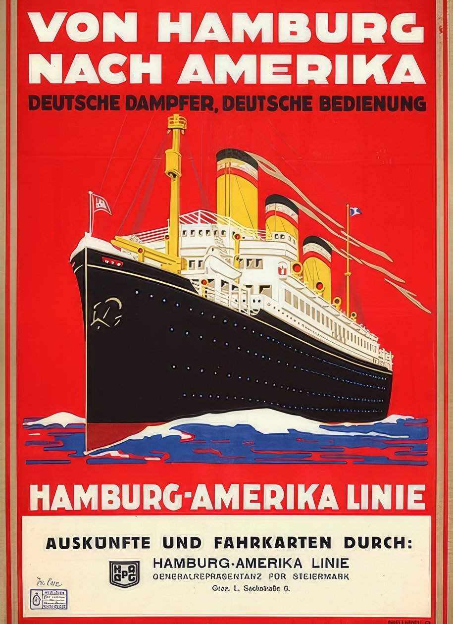 Van Hamburg naar Amerika. Oostenrijk, Graz, 1938-1939 (J. Weiner, Wenen) door Unbekannt