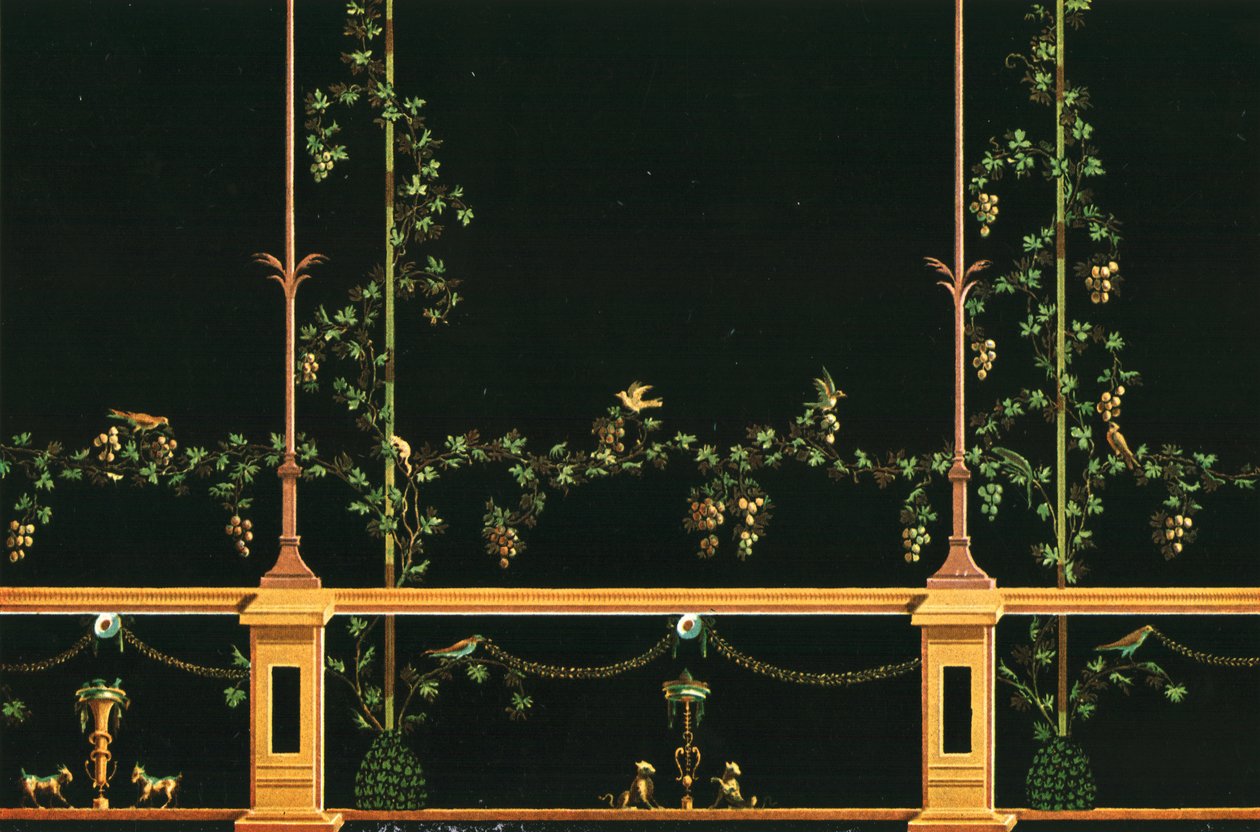 Muurdecoratie, Pompeii, Italië, 1928 door Unbekannt