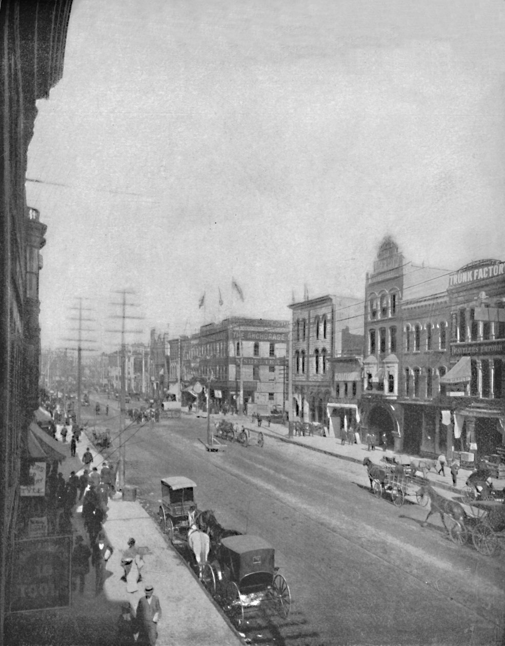 Washington Avenue, Minneapolis, Minnesota, c1897 door Unbekannt