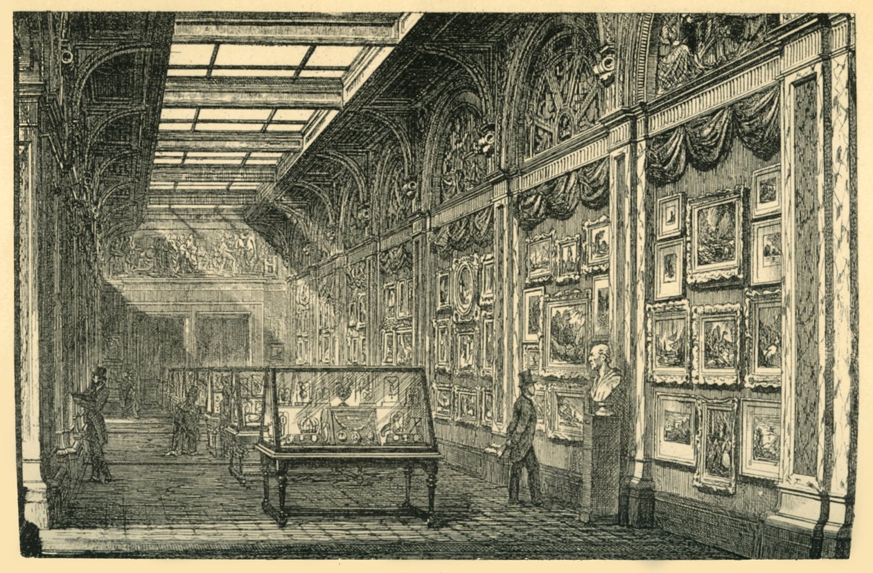 Waterverfgalerij, 1860s, 1881 door Unbekannt