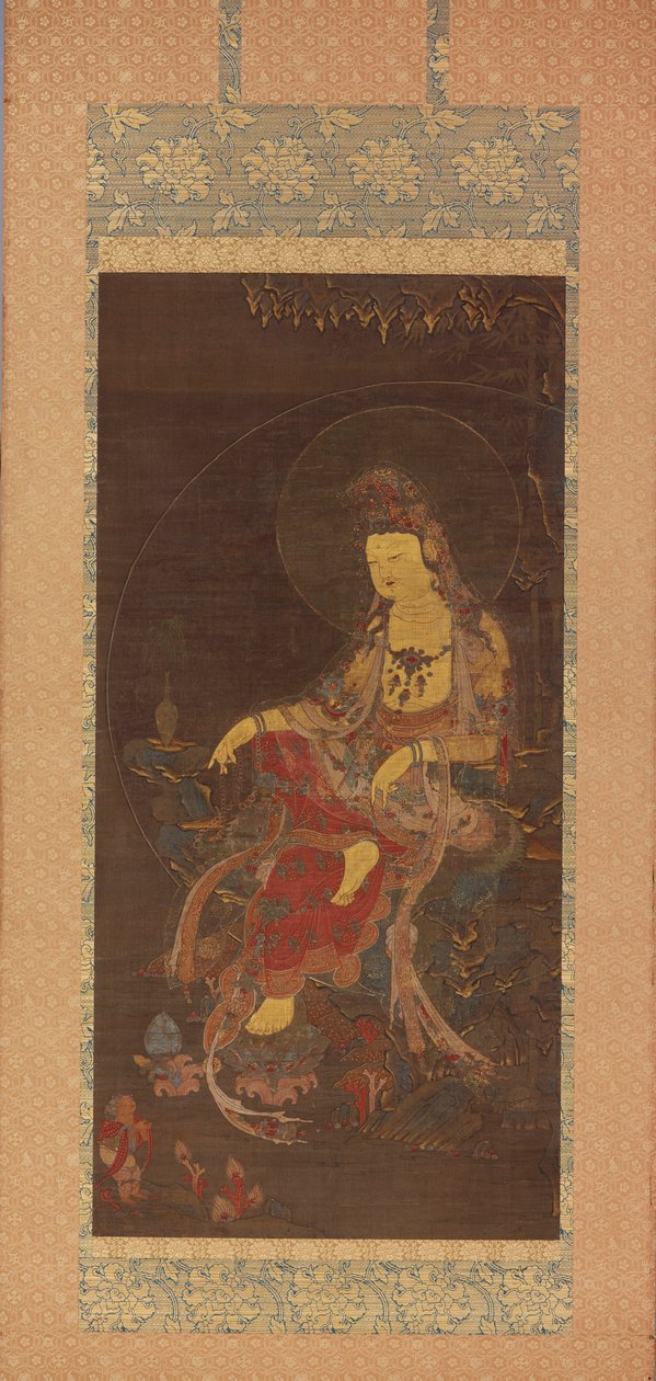 Water-Maan Avalokiteshvara Suwol Gwaneum bosal, midden 14e eeuw door Unbekannt