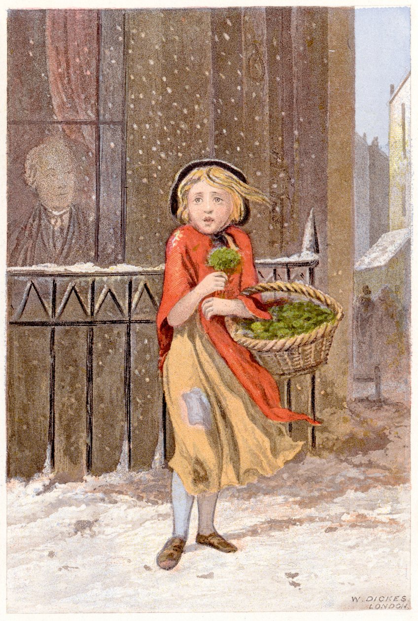 Waterkersverkoper, ca. 1880 door Unbekannt