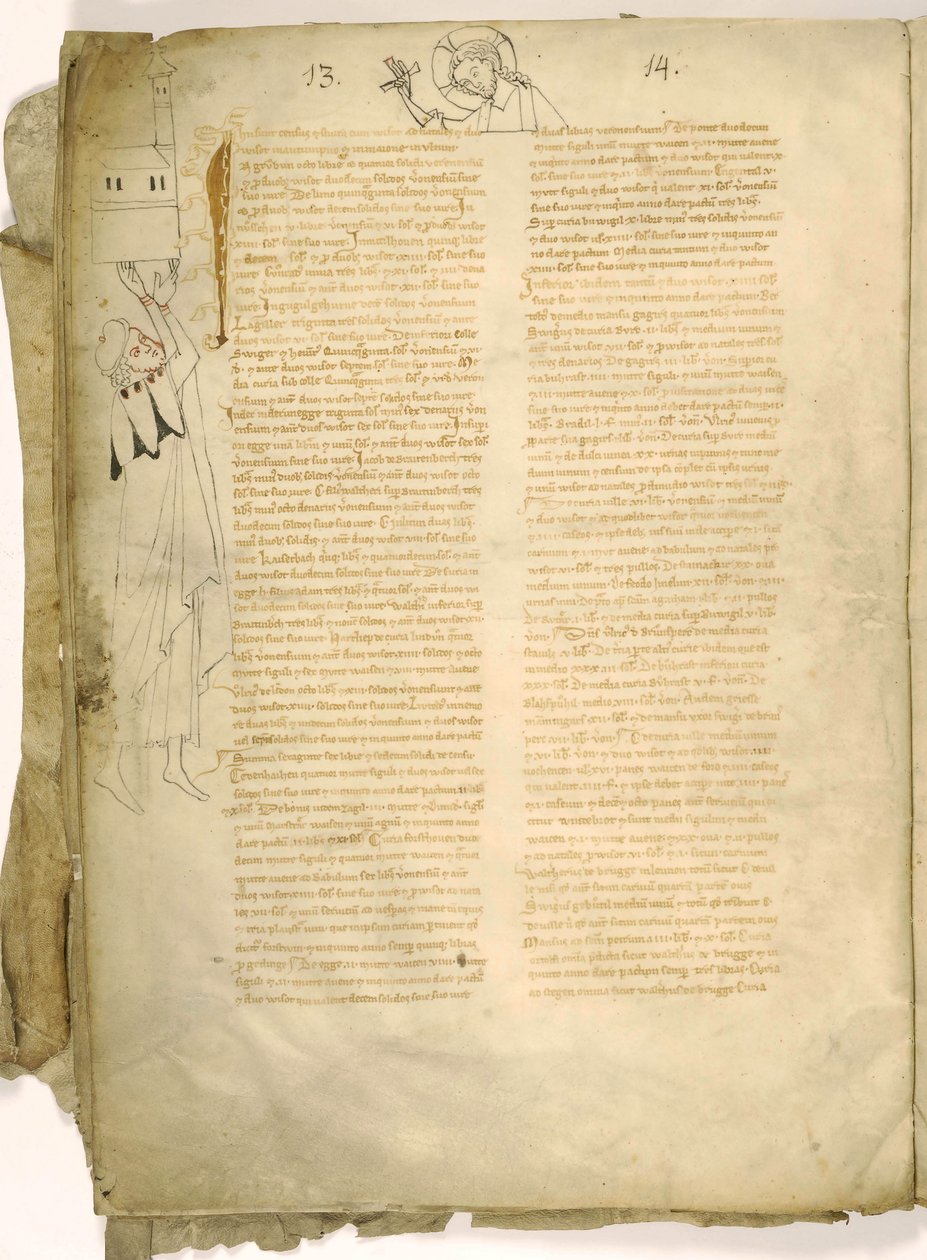 Welf I, Hertog van Beieren Uit de Codex maior traditionum Weingartensium door Unbekannt