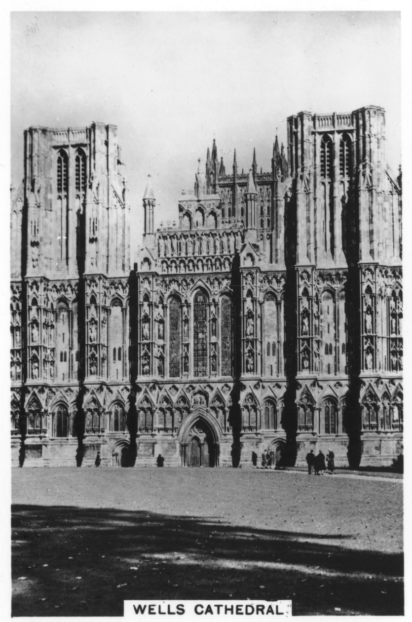 Wells Kathedraal, Wells, Somerset, Engeland, 1936 door Unbekannt