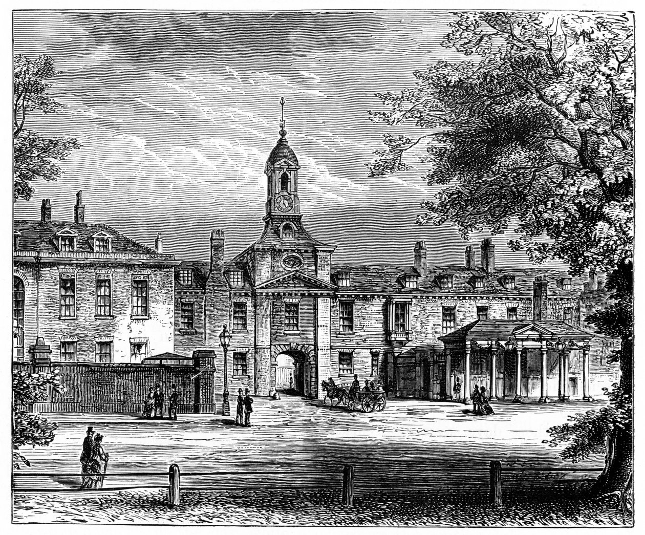 Westelijke voorzijde van Kensington Palace, Londen, 1900 door Unbekannt