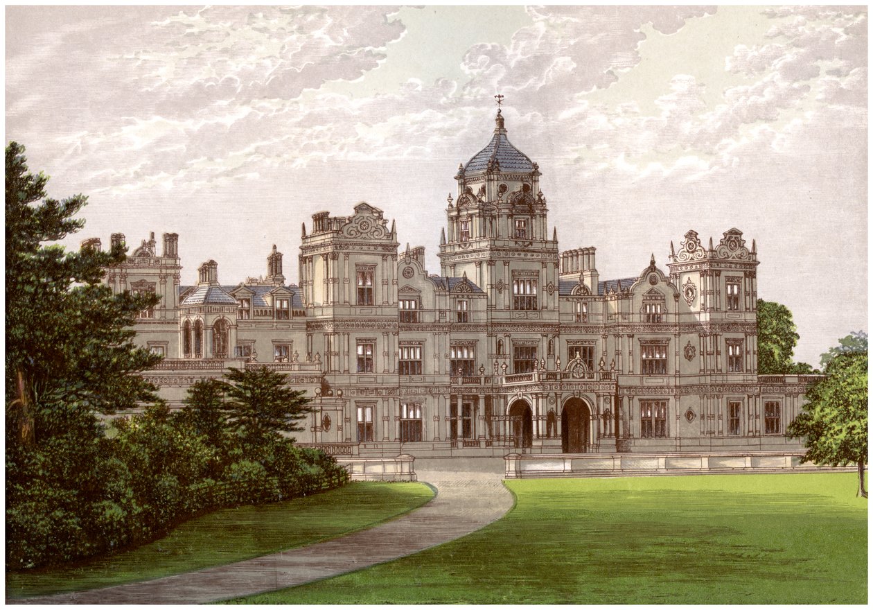 Westonbirt House, Gloucestershire, huis van de familie Holford, ca. 1880 door Unbekannt