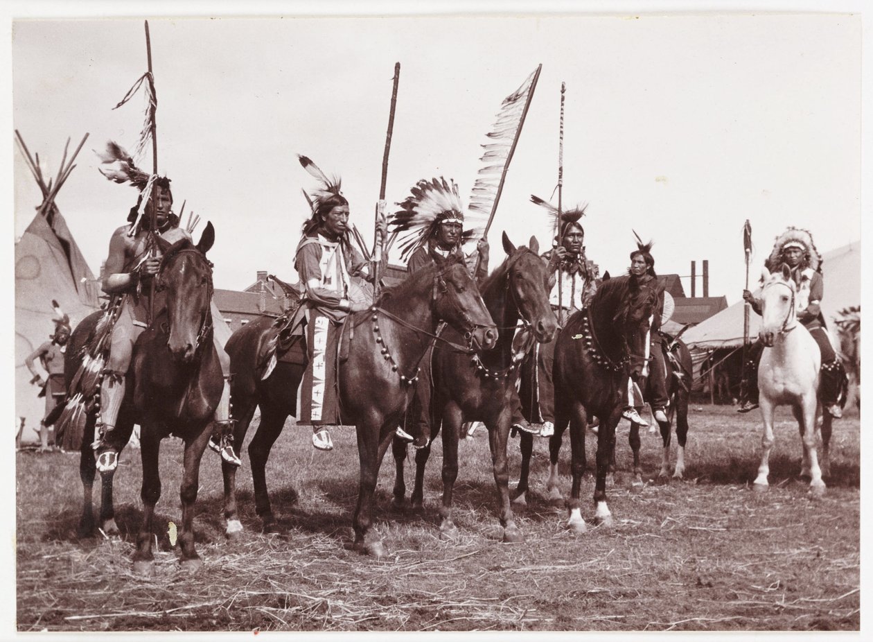 Wild West show, circa 1905 door Unbekannt
