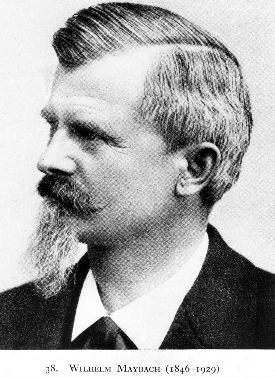 Wilhelm Maybach, Duitse uitvinder en autobouwer, ca. 1900 door Unbekannt
