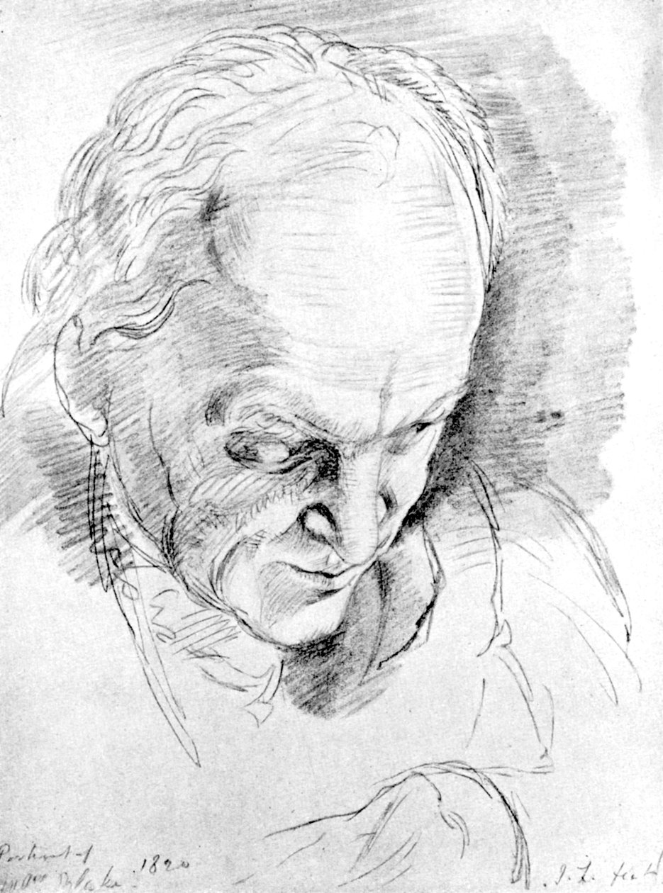 William Blake 1757-1827, Engelse mysticus, dichter, schilder en graveur, 1820 door Unbekannt