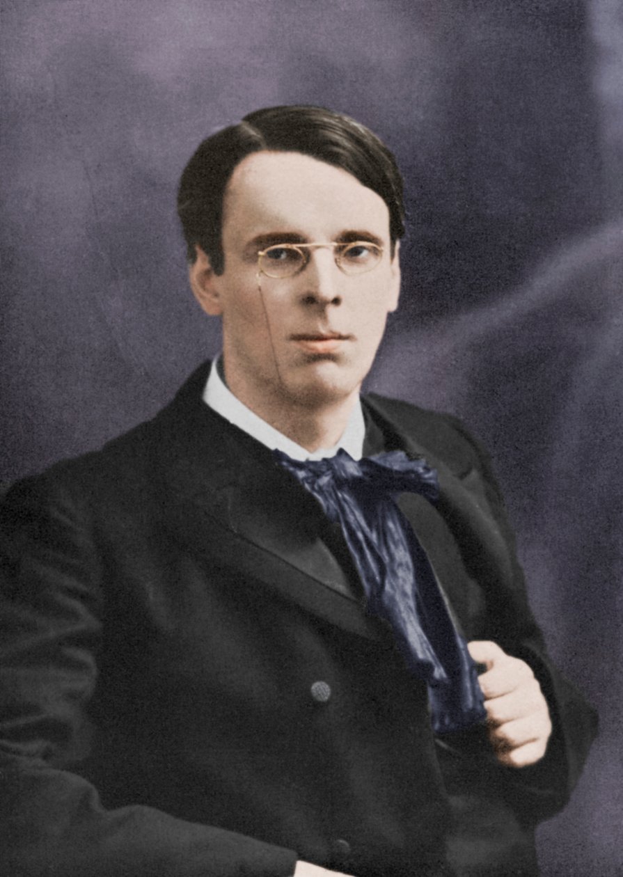 William Butler Yeats, Ierse dichter en toneelschrijver, ca. 1900 door Unbekannt