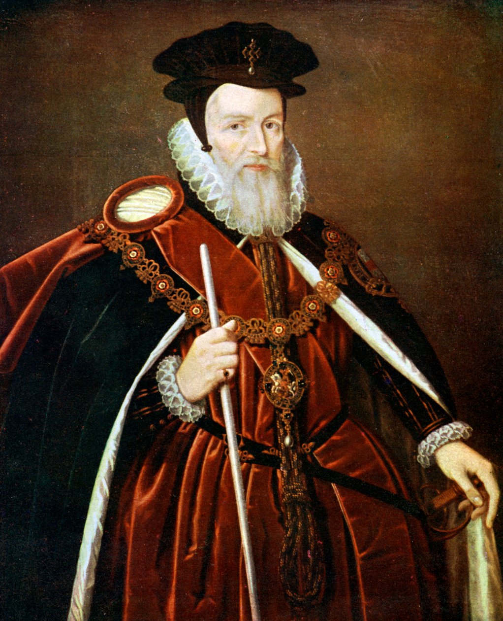 William Cecil, 1e Baron Burghley door Unbekannt